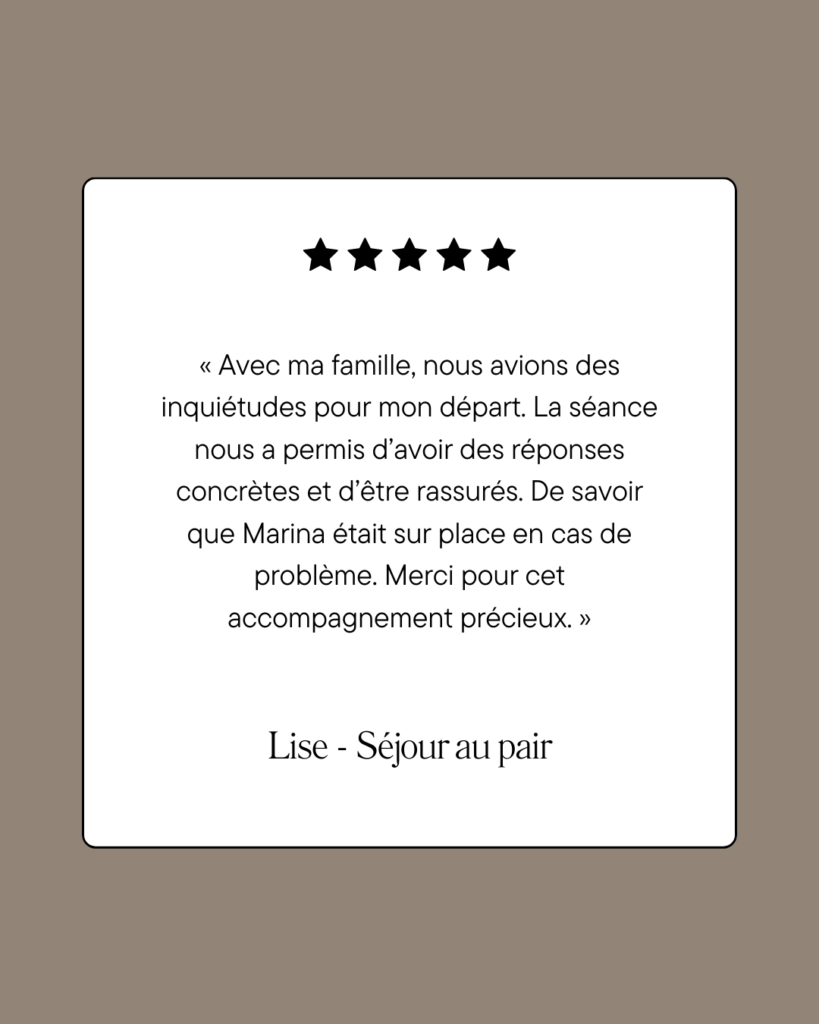 témoigange séjour au pair